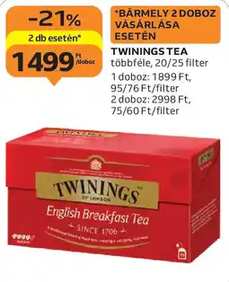 Auchan Twinings Tea ajánlat