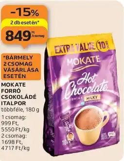 Auchan Mokate Forró csokoládé italpor ajánlat