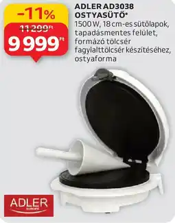Auchan Adler AD3038 ostyasütő ajánlat