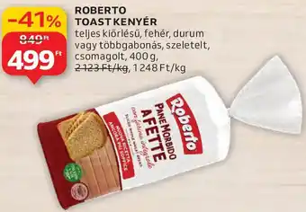 Auchan Roberto Toast kenyér ajánlat