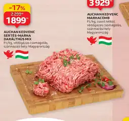 Auchan Auchan Kedvenc Sertés-marha darálthús mix ajánlat