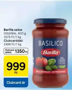 Tesco Barilla Szósz ajánlat