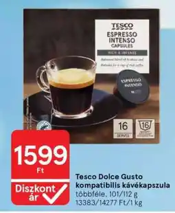 Tesco Tesco Dolce Gusto kompatibilis kávékapszula ajánlat