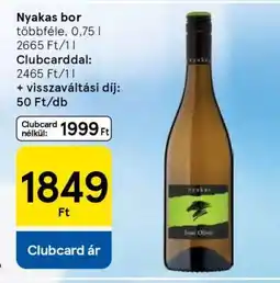 Tesco Nyakas bor ajánlat