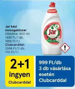 Tesco Jar kézi mosogatószer ajánlat