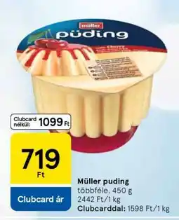Tesco Müller puding ajánlat