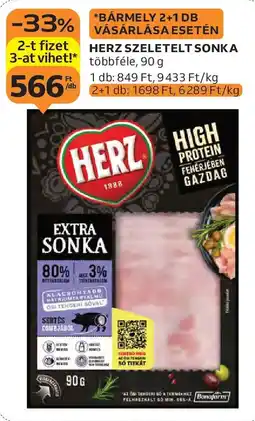 Auchan Herz szeletelt sonka ajánlat