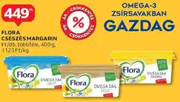Auchan Flora csészés margarin ajánlat