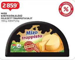 Auchan Mizo 6 Hetes érlelésű felezett trappista sajt ajánlat