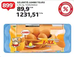 Auchan Szijártó jumbo tojás ajánlat