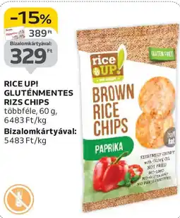 Auchan Rice Up! Gluténmentes rizs chips ajánlat