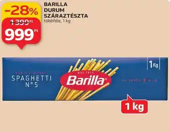 Auchan Barilla durum száraztészta ajánlat