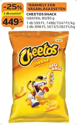 Auchan Cheetos snack ajánlat