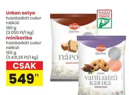 Spar Urban ostya és minikarika ajánlat