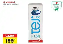 Spar Cirmi UHT tej ajánlat
