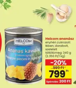 Spar Helcom ananász ajánlat