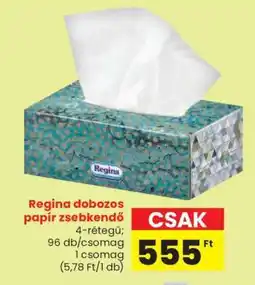 Spar REGINA DOBOZOS PAPÍR ZSEBKENDŐ ajánlat