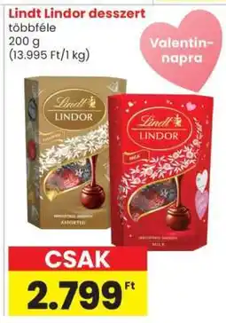 Spar Lindt Lindor desszert ajánlat