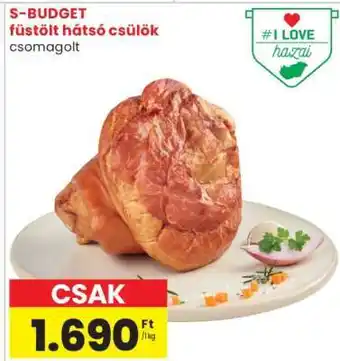 S-BUDGET füstölt hátsó csülök