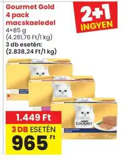 Spar Gourmet Gold 4 pack macskaeledel ajánlat