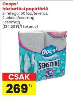 Spar Ooops! háztartási papírtörlő ajánlat