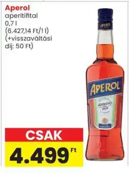Spar Aperol ajánlat
