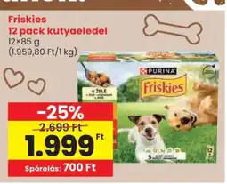 Spar Friskies 12 pack kutyaeledel ajánlat
