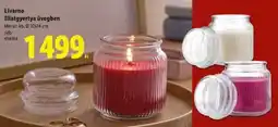 Lidl Livarno Illatgyertya üvegben ajánlat