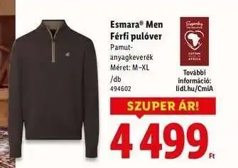 Esmara Men Férfi pulóver