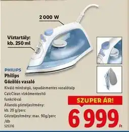Lidl PHILIPS Gőzölős vasaló ajánlat