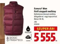 Lidl Esmara Men Férfi steppelt mellény ajánlat