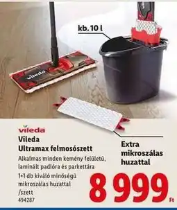 Lidl Vileda Ultramax felmosószett ajánlat