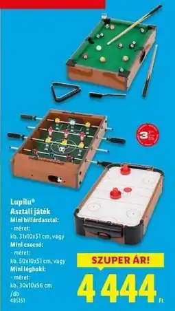 Lidl Lupilu Asztali játék ajánlat