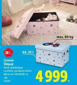 Lidl Livarno Ülőpad ajánlat