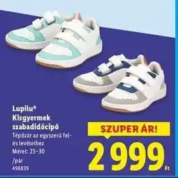 Lidl Lupilu Kisgyermek szabadidőcipő ajánlat