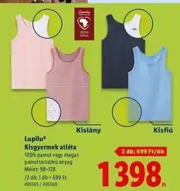 Lidl Lupilu Kisgyermek atléta ajánlat