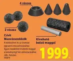 Lidl Crivit Masszázseszközök ajánlat