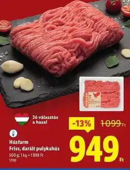 Lidl HÚSFARM Friss, darált pulykahús ajánlat