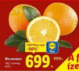 Lidl Bio narancs ajánlat