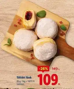 Lidl Töltött fánk ajánlat