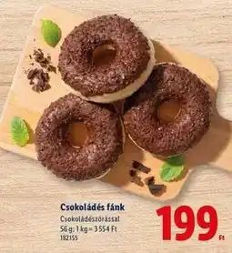 Lidl Csokoládés fánk ajánlat