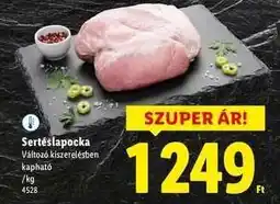 Lidl Sertéslapocka ajánlat