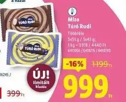 Lidl MIZO Túró Rudi ajánlat