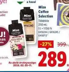 Lidl MIZO Coffee Selection ajánlat