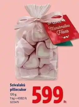 Lidl Szívalakú pillecukor ajánlat