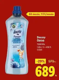 Lidl Doussy Öblítő ajánlat