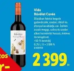 Lidl Vida Bűvölet Cuvée ajánlat