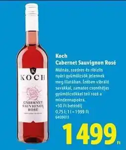 Lidl Koch Cabernet Sauvignon Rosé ajánlat