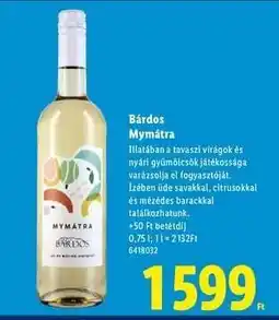 Lidl Bárdos MyMátra ajánlat