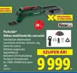 Lidl Parkside Akkus multifunkciós szerszám ajánlat